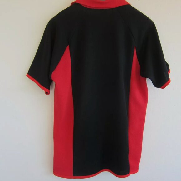 WALES, ICH DIEN, PRINCE OF WALES, POLYESTER PULLOVER POLO SHIRT - NEW - SZ LARGE - Picture 4 of 4